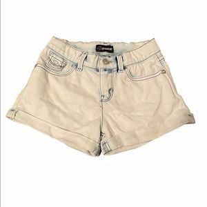 Jordache white washed shorts